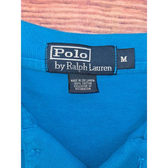 Polo Ralph Lauren Mens Classic Fit Blue Golf Polo Medium - Picture 5 of 7